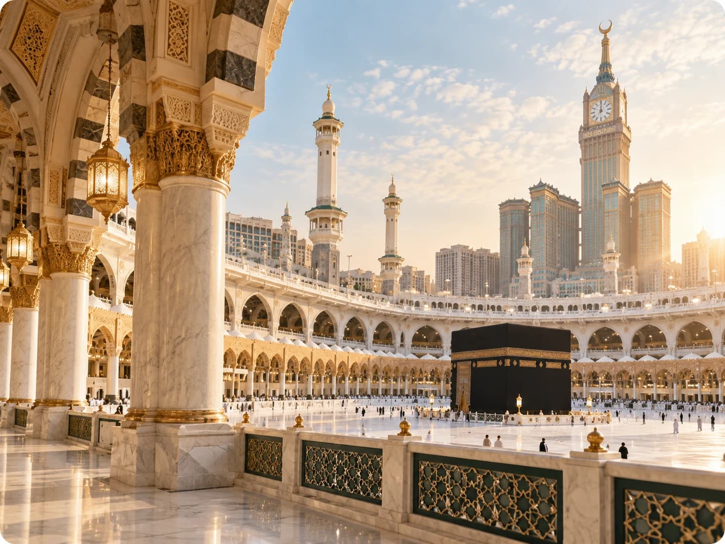 Pemandangan Masjidil Haram sebagai visual perjalanan Umrah